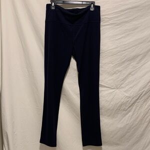 EUC Athleta Dark Blue Rib Skinny Leg Pant XL